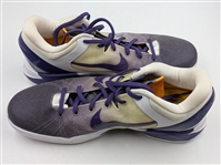 Kobe Bryant Game-Used, Photo-Matched, Signed & Inscribed Nike Kobe VII Sneakers :: Worn 12-2-2012 vs. Orlando for 34-Point Performance! (Sports Investors & Beckett/BAS LOAs)