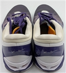 Kobe Bryant Game-Used, Photo-Matched, Signed & Inscribed Nike Kobe VII Sneakers :: Worn 12-2-2012 vs. Orlando for 34-Point Performance! (Sports Investors & Beckett/BAS LOAs)