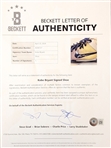 Kobe Bryant Game-Used, Photo-Matched, Signed & Inscribed Nike Kobe VII Sneakers :: Worn 12-2-2012 vs. Orlando for 34-Point Performance! (Sports Investors & Beckett/BAS LOAs)