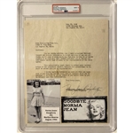 Marilyn Monroe Early Signed Contract as "Norma Jean Dougherty" w/ Mint 9 Auto! (PSA/DNA Encapsualted & LOA)