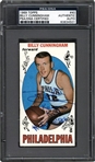 Billy Cunningham Signed 1969 Topps Rookie Card w/ Kansas Kid & HOF 86 Inscription! (PSA)