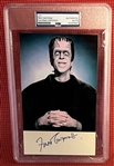 Fred Gwynne Encapsulated Signed Custom Card (PSA/DNA)