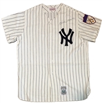 Mickey Mantle Signed 1951 Mitchell & Ness Yankees Jersey (JSA)