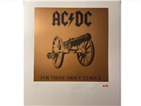 AC/DC: Angus Young Signed Ltd. Ed. "For Those About To Rock" Lithograph (Third Party Guaranteed)