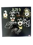 KISS: Fully Group Signed Debut Album Cover w/ Vinyl (Third Party Guaranteed)