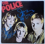 The Police: Multi-Signed "Outlandos dAmour" Album Cover (3 Sigs)(JSA LOA)(Ulrich Collection)