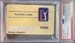 Payne Stewart Signed & PGA Tour Used 1986 Membership Card/Tour Pass To Battle Jack Nicklaus in the 86 Masters! (PSA/DNA Encapsulated)