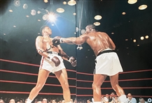 Muhammad Ali Signed 12" x 18" Sonny Liston Float like a Butterfly Book Pages Photograph (Third Party Guaranteed)