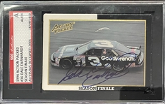 1994 Action Packed Season Finale #36 Dale Earnhardt Signed Trading Card (SGC Encapsulated)