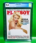 Anna Nicole Smith May 2007 Playboy Collectors Edition (CGC 9.4 High Grade Encapsulated)