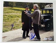 Leonard DiCaprio & Clint Eastwood Signed 11" x 14" "J. Edgar" Photo (ACOA)(PSA/DNA)