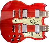 Rush: Alex Lifeson & Geddy Lee Signed 18-String Double Neck SG Signature Edition Guitar (Third Party Guaranteed)