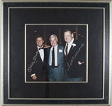 Ted Williams, Mickey Mantle, and Joe DiMaggio Signed Photo (JSA)