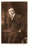 Harry Houdini Signed Original 1916 Harry Handcuff Houdini Postcard Photograph Dated to Vaudeville Magician Tour Performance! (JSA)