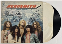 Aerosmith Group-Signed "Dream On" Album – Signed by Joe Perry, Steven Tyler, Joey Kramer, Brad Whitford & Tom Hamilton (JSA)