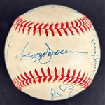 500 HR Club Multi-Signed ONL Baseball w/ Mantle, Williams, May, Pujols, etc. (12 Sigs)(Beckett/BAS)