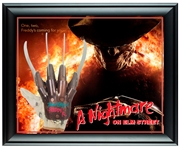 Robert Englund Signed Glove from "Nightmare On Elm St" in Framed Display w/ Exact Proof! (ACOA)