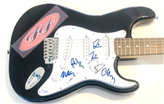 Foo Fighters Signed Strat-Style Guitar Fully Signed by the Band! (5/Sigs) (JSA) (John Brennan Collection) 