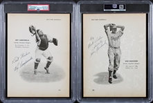 Roy Campanella Excellent Vintage Signed Big-Time Baseball Magazine Page with Superb Pre-Accident Signature (PSA/DNA Encapsulated)