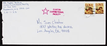 Tupac Shakur Handwritten & Signed Envelope from 1995 Prison Sentence (JSA LOA)