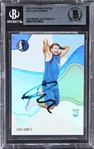 Luca Doncic Signed 2018 Panini Status Rookie Card (Beckett/BAS Encapsulated)