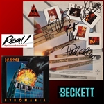 Def Leppard UBER Rare Fully Group Signed "Pyromania" First Pressing Album with Steve Clark: The Finest Example Weve Handled! (Beckett/BAS & Epperson/REAL LOAs)