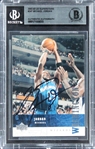 Michael Jordan Rare Signed 2002-03 Upper Deck Superstars #247 Basketball Card (Beckett/BAS Encapsulated)