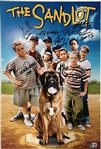 Sandlot Multi-Signed 12" x 18" Oversized Photo with Benny The Jet! (9 Sigs)(Beckett/BAS LOA)