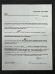 Eminem Signed & 3x Initialed Consumer Auto Sales Document w/ Rare "Marshall Mathers" Legal Name Signature! (JSA LOA)