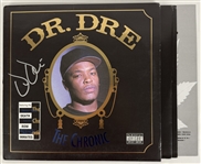 Dr. Dre Rare In-Person Signed "The Chronic" Special Limited Edition Black Cover (JSA LOA)