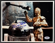 Star Wars: Anthony Daniels & Kenny Baker Dual Signed 8 x 10 Color Photo (PSA/DNA)