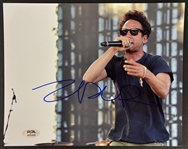 Rage Against The Machine: Zach De Le Rocha Signed 8" x 10" Color Concert Photograph (PSA/DNA)