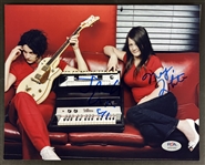 The White Stripes: Jack White & Meg White Dual Signed 8" x 10" Color Photo (PSA/DNA)