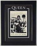 Queen Group Signed Photograph in Custom Framed Display with Mercury, May & Taylor (Beckett/BAS LOA)