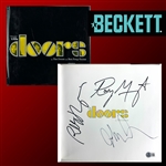 The Doors Rare Signed Hardcover First Edition Book "The Doors by The Doors" (Beckett/BAS)