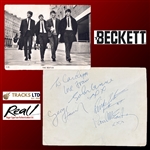 The Beatles UBER RARE 1964 Fully Signed Dezo Hoffmann Photograph (Beckett/BAS, Epperson/REAL and Tracks, Ltd. LOAs)